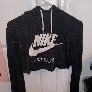 Nike Cropped Hoodie size large